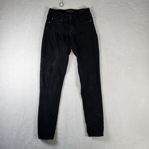 GUESS Los Angeles Sculpt Mid Rise Skinny Black Wash Jeans Women's Size 24